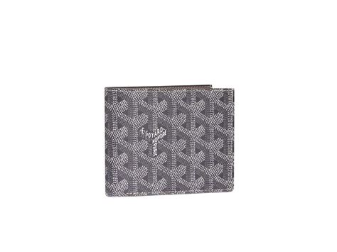 Goyard Victoire Wallet Grey in Canvas/Calfskin 